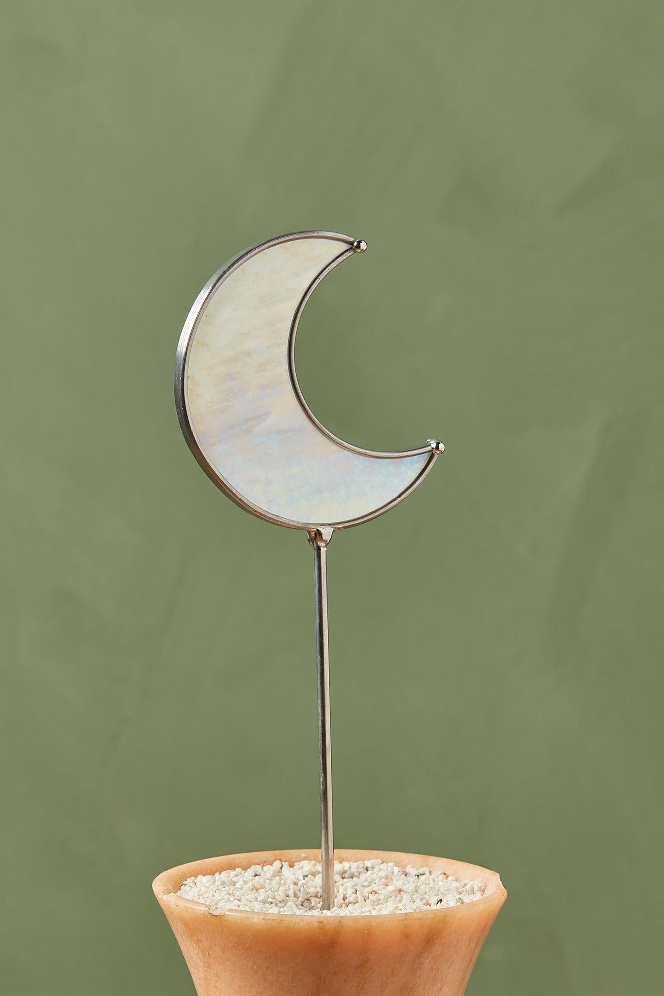 Stained Glass Heart Stake