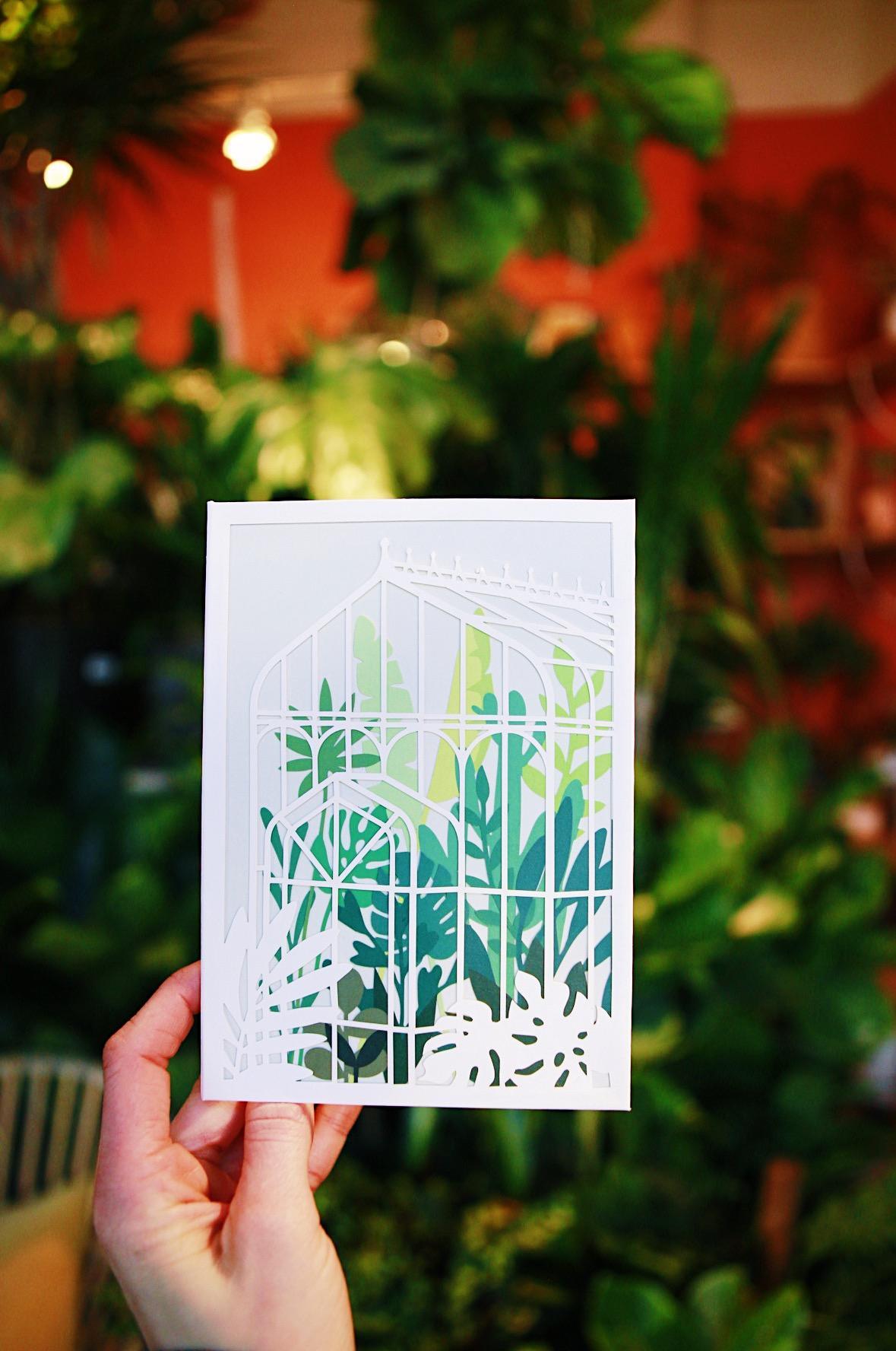Glasshouse Greeting Card