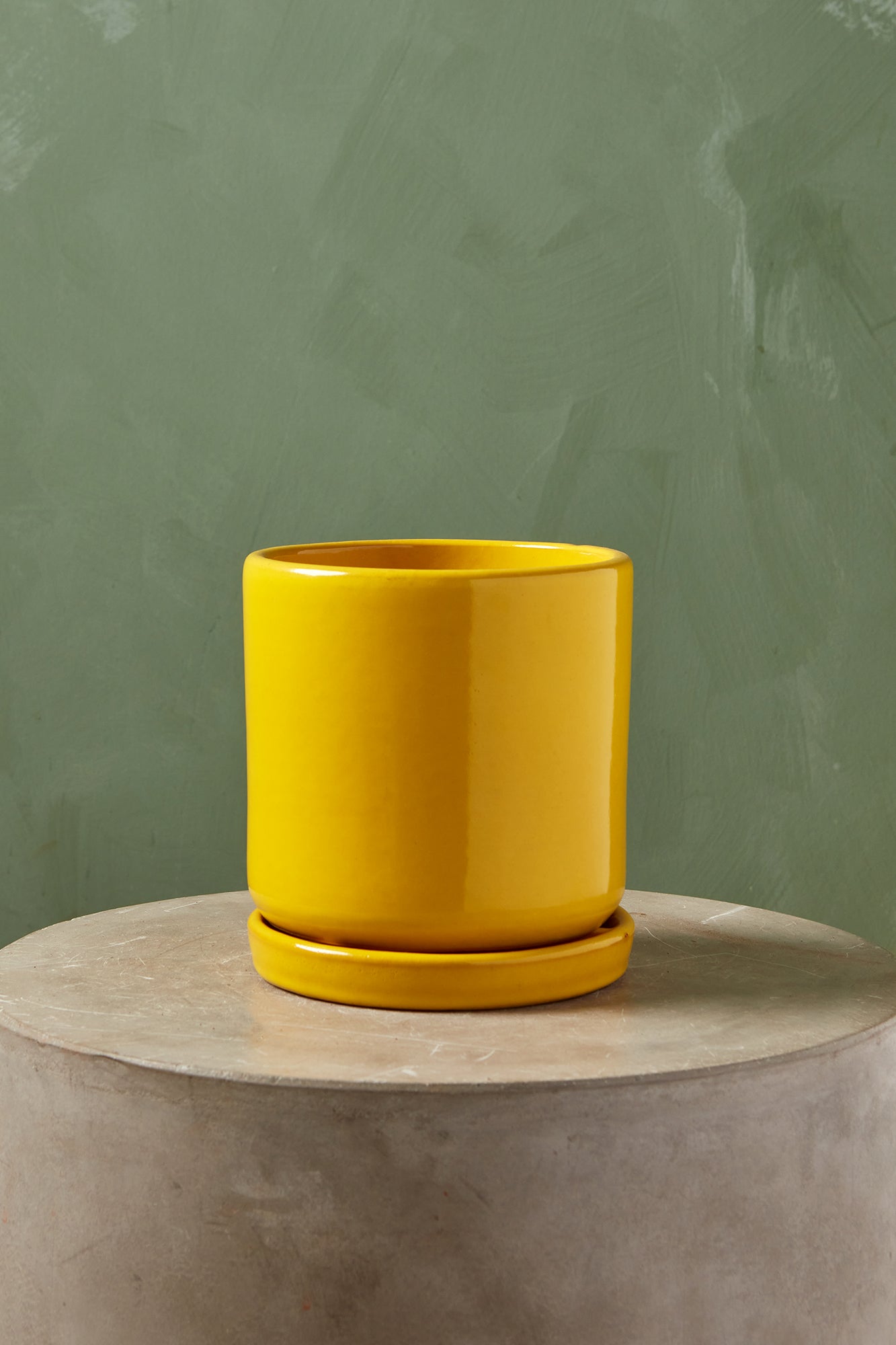 Clay Cylinder Planter