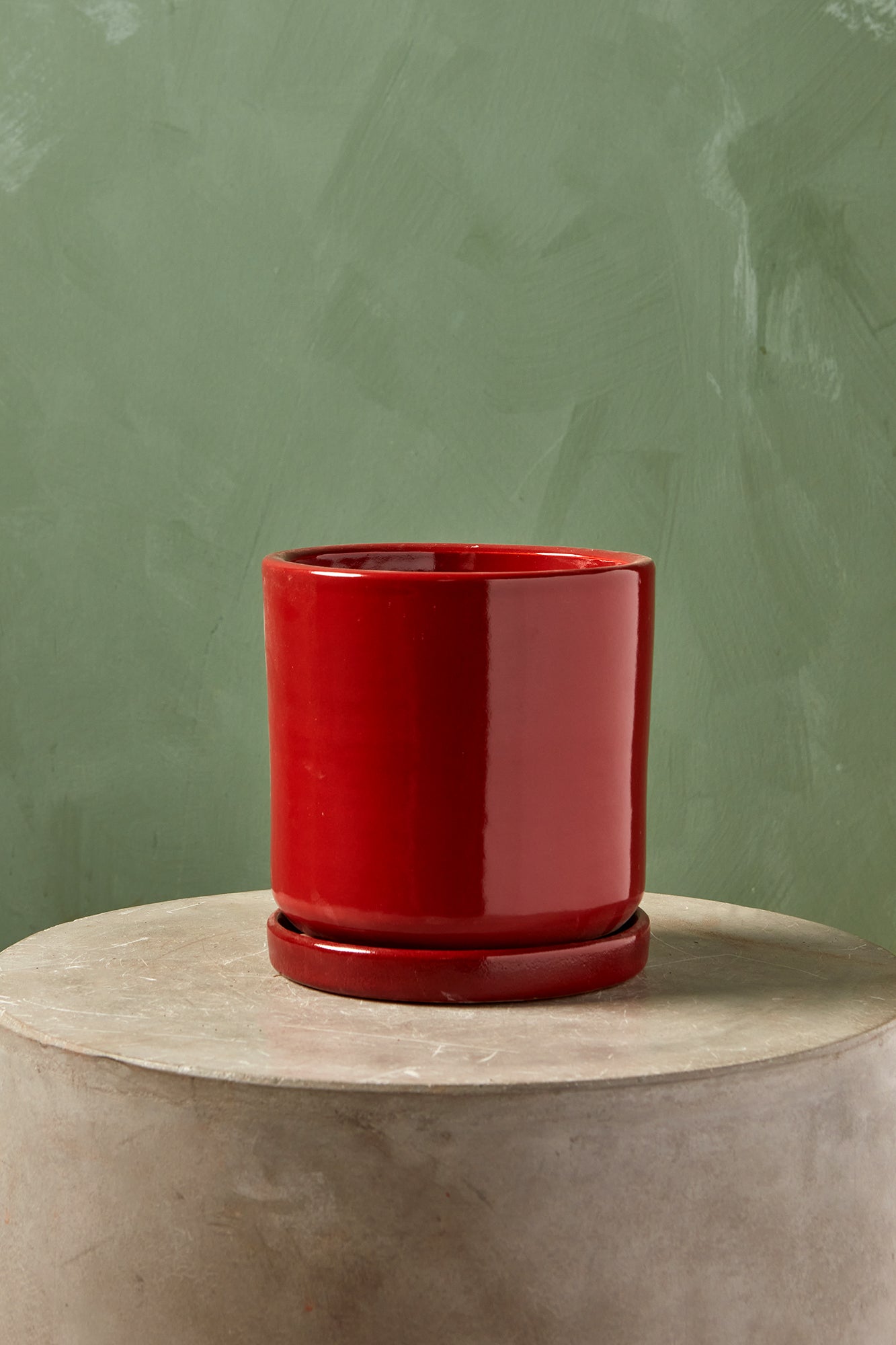 Clay Cylinder Planter