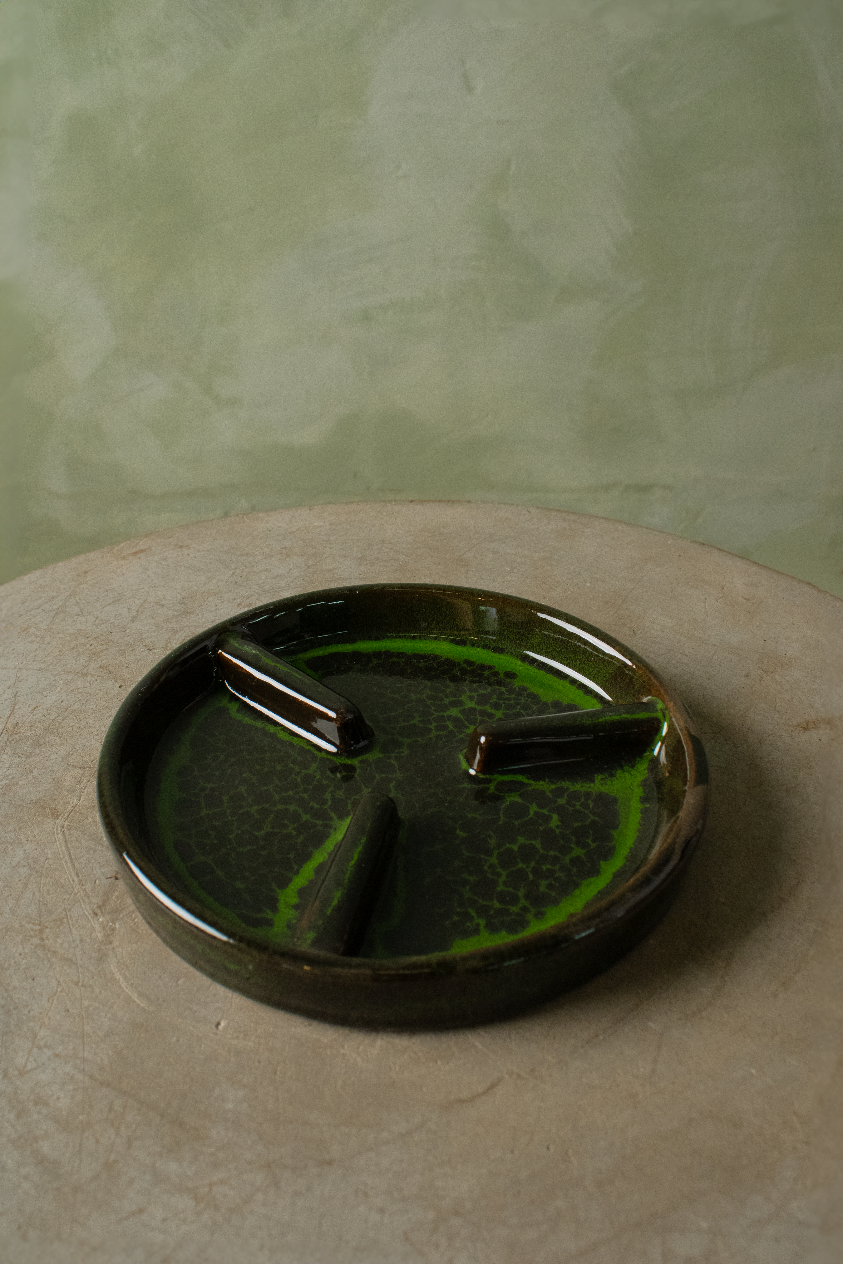 Clay Cylinder Saucer