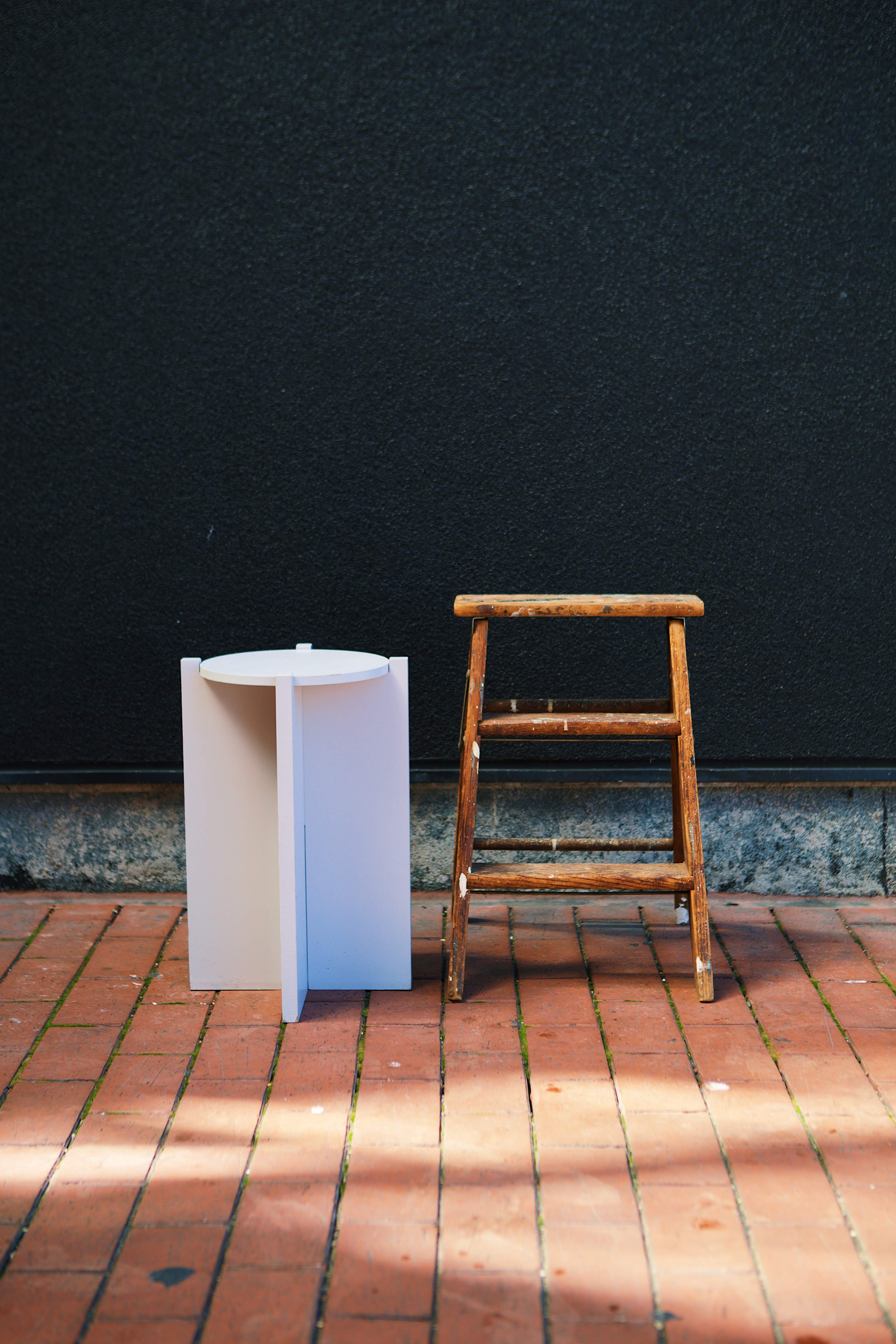 White Plant Stand