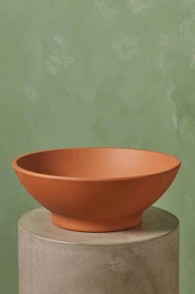 Terracotta Low Bowl