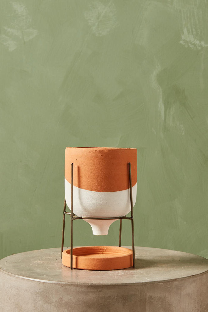 Clay Funnel Planter