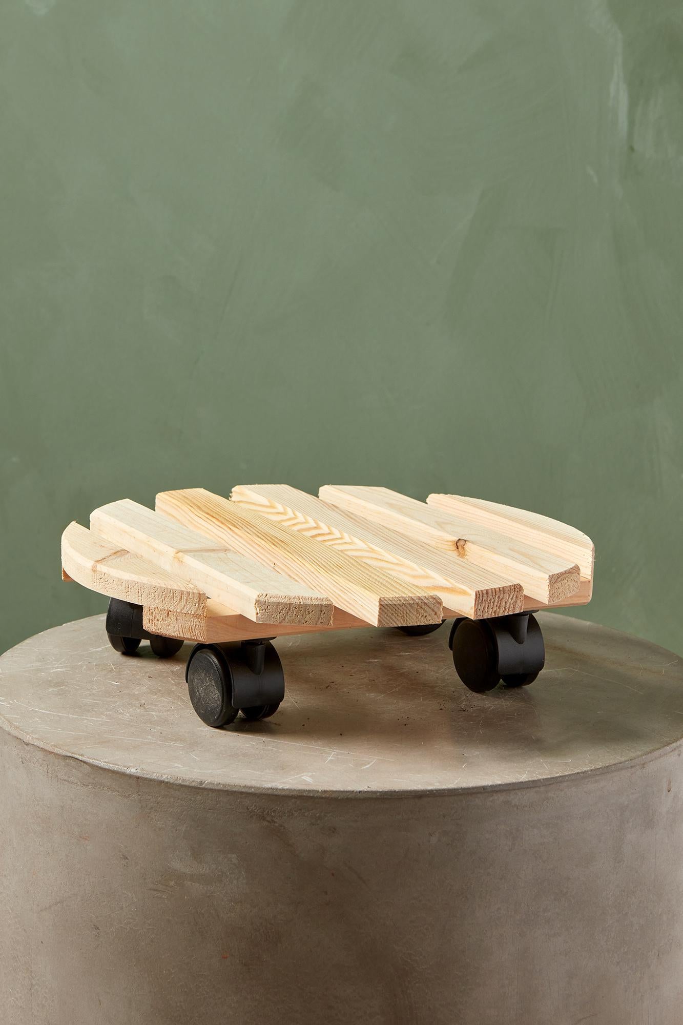Wooden Plant Trolley