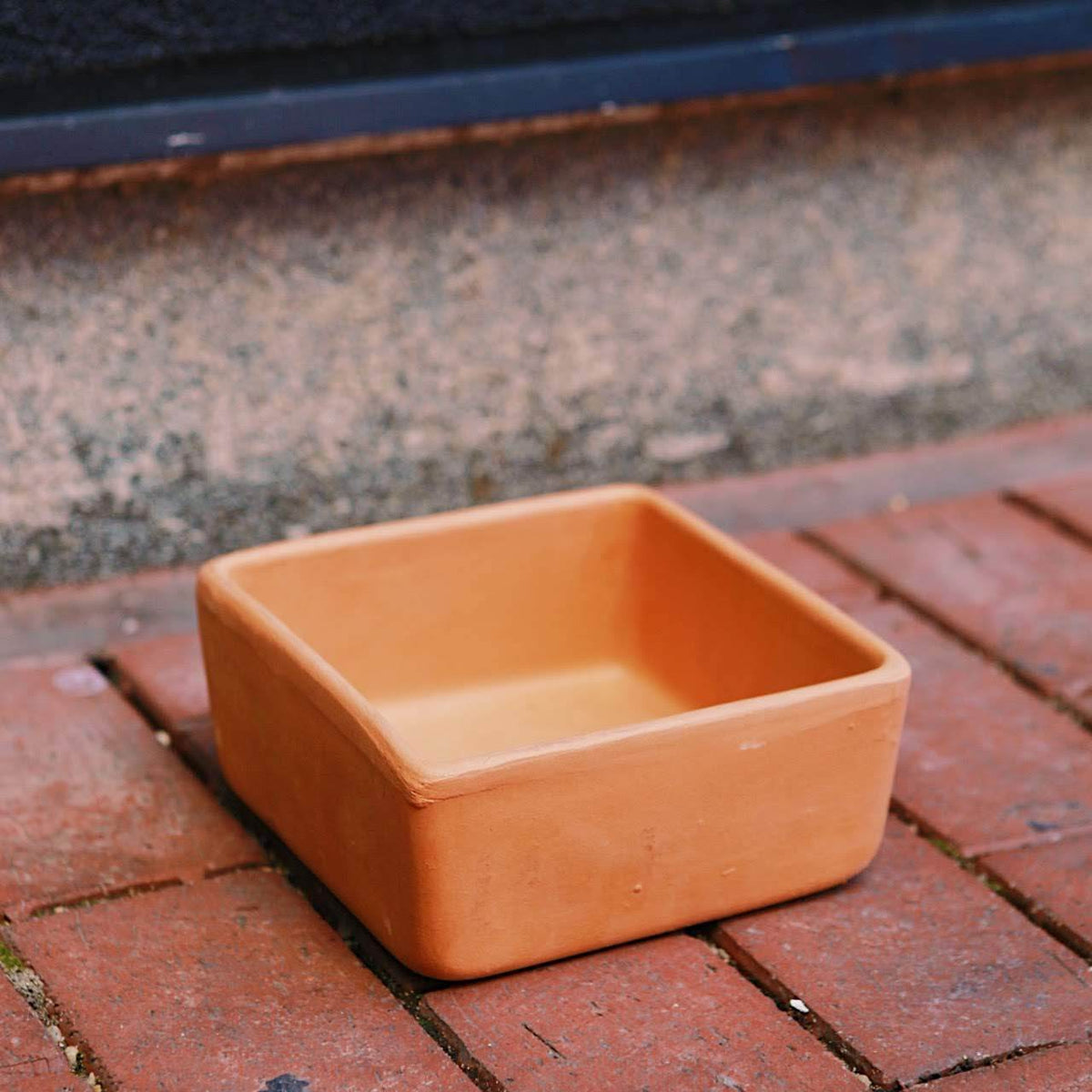 square ceramic flower pots Clay Short Square