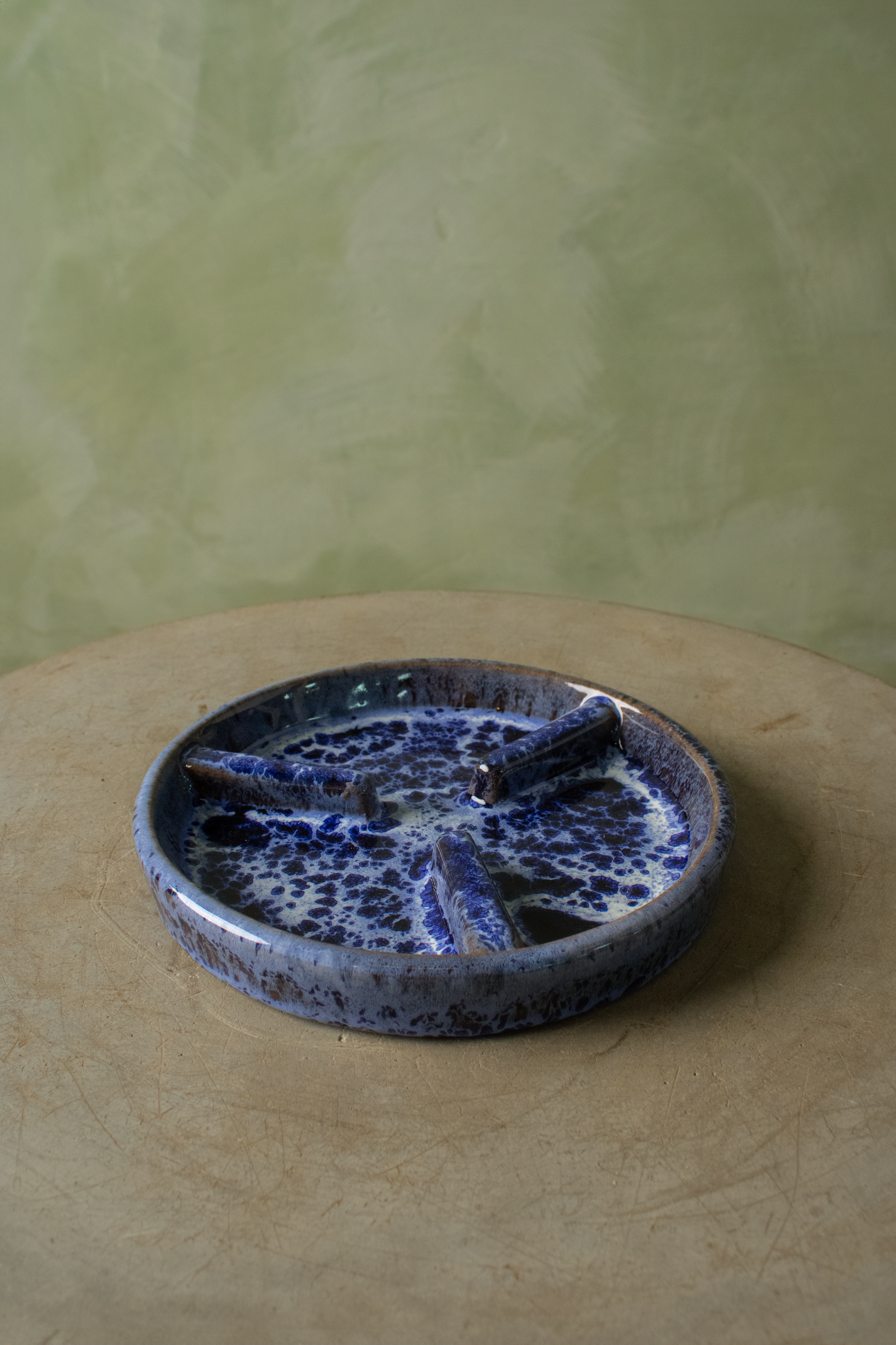 Clay Cylinder Saucer