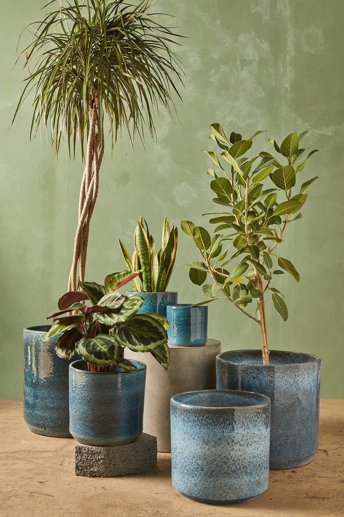 Clay Cylinder Planter