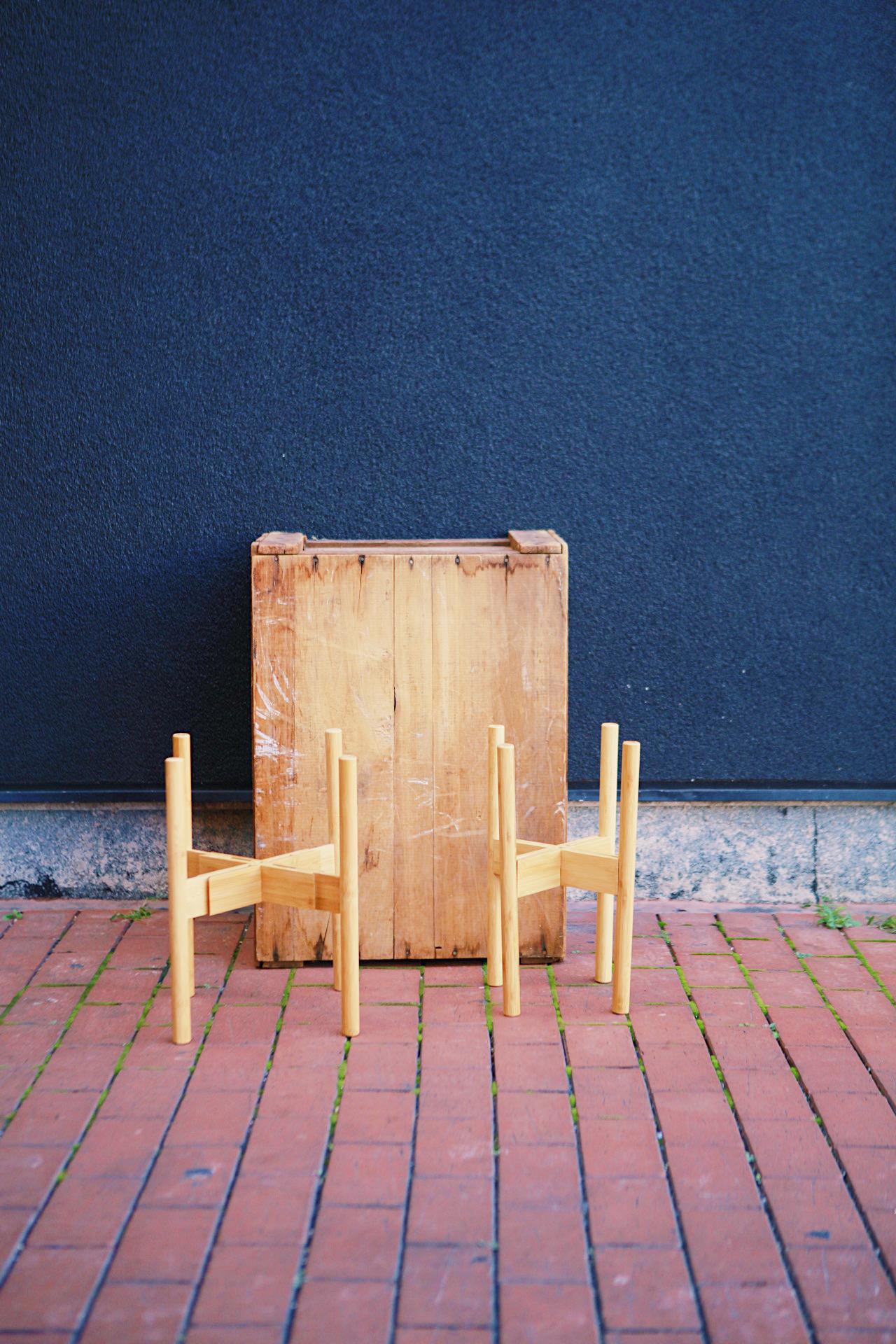 Wood Plant Stand