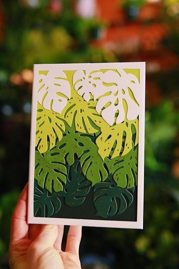 Monstera Greeting Card